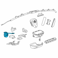 OEM 2012 Buick Verano Clock Spring Diagram - 23425376