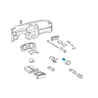 OEM 2004 Toyota Highlander Bulb Diagram - 90010-01022