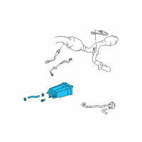 OEM Toyota FJ Cruiser Vapor Canister Diagram - 77740-35540