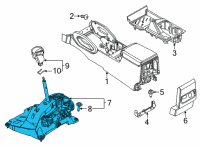 OEM Nissan Frontier DEVICE ASSY-TRANSMISSION CONTROL Diagram - 34901-9BU2B