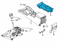 OEM Nissan Frontier FINISHER-A/T INDICATOR, CONSOLE Diagram - 96941-9BU2A