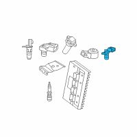 OEM Dodge Challenger Ignition Capacitor Diagram - 5149011AA