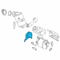 OEM 2018 BMW i3s Heat Shield, Rear Silencer Diagram - 18-30-8-609-802