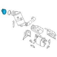 OEM 2019 BMW i3 V-Band Clamp Diagram - 18-30-7-623-121