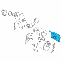 OEM BMW i3s Heat Shield, Rear Silencer Diagram - 18-30-8-609-801