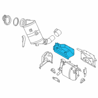 OEM 2018 BMW i3s Heat Shield, Rear Silencer Diagram - 18-30-8-609-800