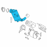 OEM 2018 BMW i3s Exchange Catalytic Converter Close Diagram - 18-30-7-623-116