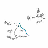 OEM 1999 Toyota 4Runner Pressure Hose Diagram - 44411-35440