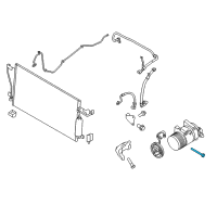 OEM 2019 Nissan Titan XD Bolt-FLANGE Standard Hardware Diagram - 081A0-8801A