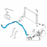 OEM 2011 Chevrolet Aveo5 Reservoir Hose Diagram - 95990102