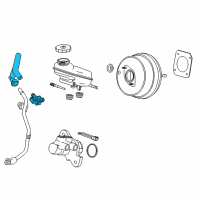 OEM 2017 Cadillac ATS Vacuum Hose Diagram - 23173542