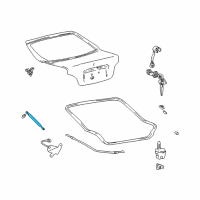 OEM 2005 Hyundai Accent Lifter Assembly-Tail Gate, LH Diagram - 81770-25561