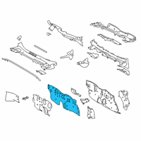 OEM Lexus UX250h Panel Sub-Assembly Dash Diagram - 55101-12E00