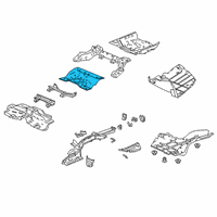 OEM 2021 Honda Accord FLOOR, RR Diagram - 65511-TVA-A50ZZ