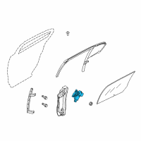 OEM 2010 Lincoln MKS Window Motor Diagram - 8A5Z-5423394-B