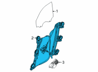 OEM 2021 BMW 228i xDrive Gran Coupe WINDOW LIFTER WITHOUT MOTOR Diagram - 51-33-4-876-387