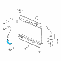 OEM 2019 Acura TLX Hose A, Water Lowe Diagram - 19502-5J2-A50