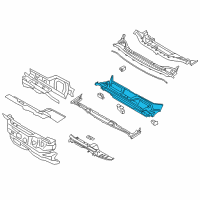 OEM 2019 Ford Edge Dash Panel Diagram - F2GZ-5801610-F