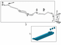 OEM 2022 Cadillac CT5 Cooler Diagram - 84742545