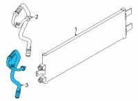 OEM 2022 Nissan Frontier HOSE-OIL COOLER, AUTO TRANSMISSION Diagram - 21635-9BT2B