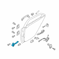 OEM 2012 Hyundai Elantra Checker Assembly-Rear Door, LH Diagram - 79480-3X000