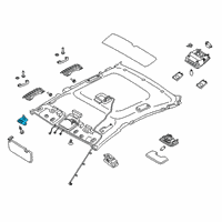 OEM Kia Retainer-Sunvisor Diagram - 85235B1000WK