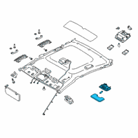 OEM Kia Forte Lamp Assembly-Room Diagram - 92850G5200WK