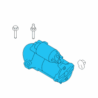 OEM 2014 Lincoln MKZ Starter Diagram - HD9Z-11002-B