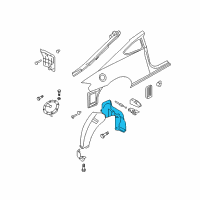 OEM Hyundai Tiburon Guard Assembly-Rear Wheel, RH Diagram - 86822-2C000