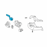 OEM 2021 Lincoln Aviator Signal Switch Diagram - LC5Z-13341-BB