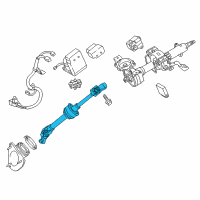 OEM Lexus Shaft Assembly, Steering Diagram - 45220-33330