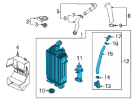 OEM Kia Complete-Inter COOLE Diagram - 282702S320