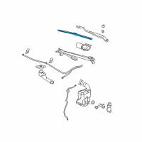 OEM Chevrolet Malibu Front Blade Diagram - 22860195