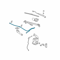 OEM 2008 Saturn Aura Hose Asm-Windshield Washer Nozzle Diagram - 25804652