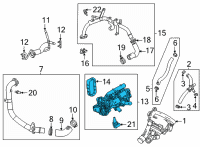 OEM 2020 Buick Encore GX Thermostat Unit Diagram - 12701246