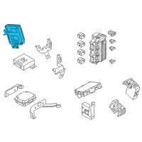 OEM Infiniti CONTROLLER ASSY-CAMERA Diagram - 284A1-6JE0B