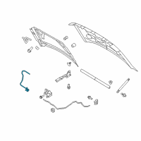OEM 2014 Ford F-150 Lever Assembly Diagram - AL3Z-16916-A