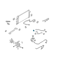 OEM 2017 Chevrolet Malibu Inlet Hose Clamp Diagram - 90572589