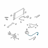 OEM Saturn Inlet Pipe Diagram - 25192905