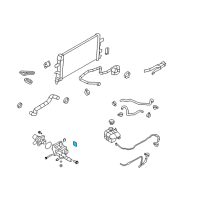 OEM 2012 Chevrolet Sonic Thermostat Housing Seal Diagram - 55578957