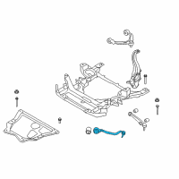OEM 2012 BMW X5 Rubber Mounting Right Tension Strut Diagram - 31-12-6-791-396