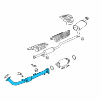 OEM Honda Accord Converter Complete Diagram - 18150-5A2-A50