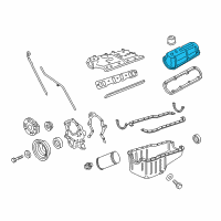 OEM 1988 Ford E-350 Econoline Valve Cover Diagram - E9UZ6582A