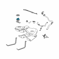 OEM 2006 Mercury Montego Fuel Pump Diagram - 6F9Z-9275-A