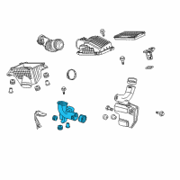 OEM 2010 Honda Odyssey Tube Assy., Air In. (B) Diagram - 17250-RGW-A00