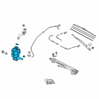 OEM 2022 Lexus ES300h Jar, Washer, A Diagram - 85315-33520