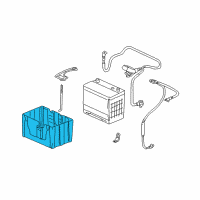 OEM 2005 Honda Odyssey Box, Battery (80D) Diagram - 31521-SHJ-A00