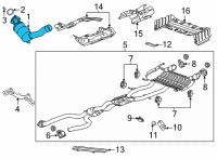 OEM 2022 Cadillac CT4 Converter Diagram - 12685183