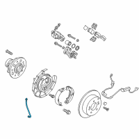 OEM 2015 Hyundai Tucson Hose-Brake Rear, LH Diagram - 58737-2S100