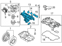 OEM 2022 Hyundai Santa Fe Manifold Assembly-Intake Diagram - 28310-2MHA0